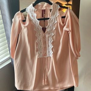 Love Scarlett cold shoulder blouse